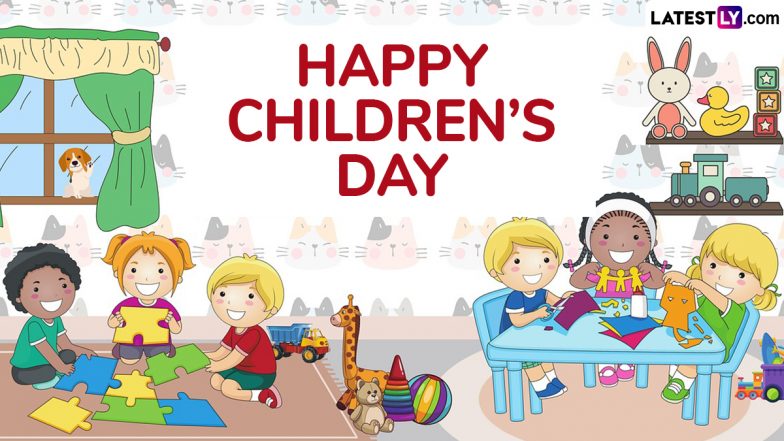 Children’s Day 2025: Wishes, Bal Diwas Greetings, Messages, Images and HD Wallpapers To Share on Jawaharlal Nehru’s Birth Anniversary