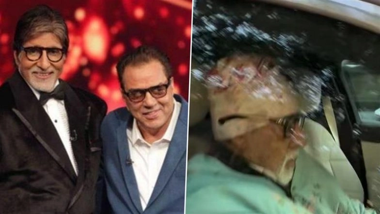 Dharmendra Health Update: Amitabh Bachchan Meets His ‘Sholay’ Co-Star After He Gets Discharged From Mumbai’s Breach Candy Hospital (Watch Video)