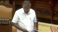 &lsquo;Kerala Becomes First Indian State To Eliminate Extreme Poverty&rsquo;, Declares CM Pinarayi Vijayan; Opposition Calls It a Sham