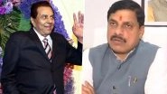 Dharmendra&rsquo;s Demise: Madhya Pradesh CM Mohan Yadav Expresses Grief Over Deth of Legendary Actor (See Post)