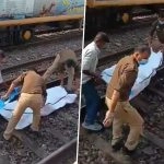 UP Train Accident: 4 People Mowed Down by Netaji Express 12311 While Trespassing Main Line at Chunar Railway Station (Watch Videos)
