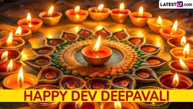 Dev Deepawali 2025 Wishes, Messages, Images: Send Kartika Purnima Greetings, WhatsApp Stickers and Happy Kartik Purnima Wallpapers To Celebrate Dev Diwali