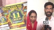 Punjab State Dear Diwali Bumper Lottery 2025 Winner: Amit Sehara, Vegetable Seller From Rajasthan, Wins INR 11 Crore, Says &lsquo;Will Use Money to Children&rsquo;s Education and To Build House&rsquo; (Watch Video)