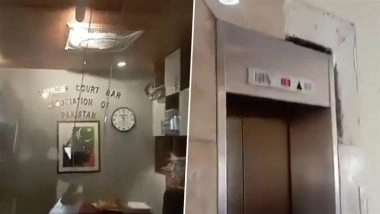 Pakistan Supreme Court Blast: Panic After Gas Cylinder Explodes at Basement Cafeteria in SC Building in Islamabad, Several Injured (Watch Video)