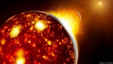 Was Our Moon Made by Earth Colliding with Its Neighbor?