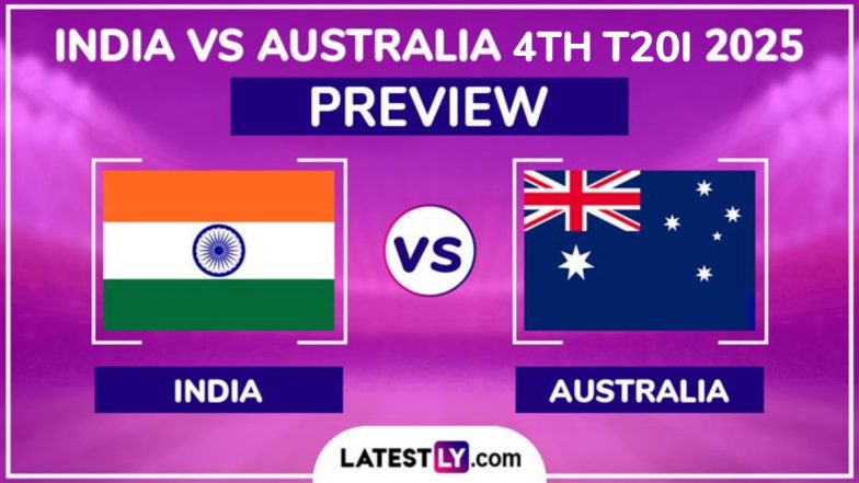 When is IND vs AUS 4th T20I 2025 Match? What is The H2H Record? Who Are The Key Players? Read India vs Australia Match Preview
