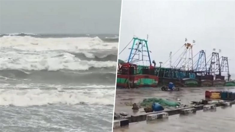 Cyclone Ditwah Update: Red Alert in Northern Tamil Nadu and Puducherry As Cyclonic Storm Approaches (Watch Videos)