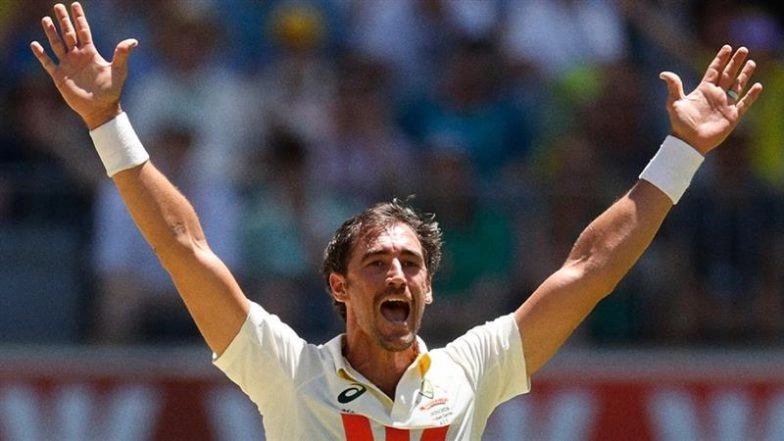 AUS vs ENG Ashes 2025-26 1st Test: Mitchell Starc Takes 10 Wickets, Scott Boland Scalps Four as England Set Australia 205 Runs to Chase