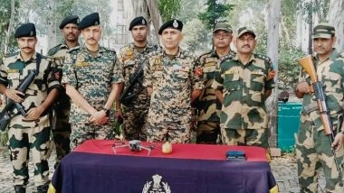 Amritsar: BSF Foils Multiple Smuggling Attempts, Recovers Drones and Heroin Along Indo-Pakistan Border in Punjab (See Pics)