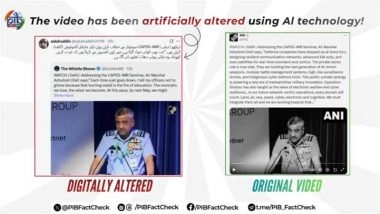 Did Air Marshal Ashutosh Dixit Admit Losing Rafale Jets During Operation Sindoor? PIB Fact Check Reveals Truth Behind AI-Generated Video