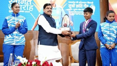 ICC Women’s World Cup 2025 Champion Kranti Goud Meets Madhya Pradesh Chief Minister Mohan Yadav (See Post)