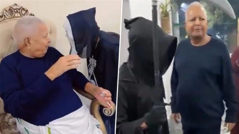 BJP Slams Lalu Prasad Yadav for Celebrating Halloween With Grandchildren After Calling Maha Kumbh Mela ‘Faltu’, Says ‘Those Who Mock Faith Won’t Get Bihar’s Votes’