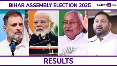 Bihar Assembly Elections Results 2025: Early Trends Show NDA Taking Lead on 53 Seats With Mahagathbandhan Trailing