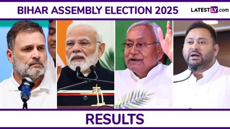 Bihar Assembly Election Results 2025: NDA Takes Big Lead With 191 Seats As BJP, JDU Dominate Early Trends; Mahagathbandhan Trails With 48