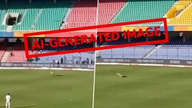 Fact Check: Did Leopard Interrupt Ranji Trophy Match in Dharamshala? Here's The Truth Behind Viral Instagram Video