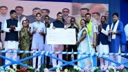 India News | Assam CM Sarma Distributes Cheques to 13,822 Women Under Mukhyamantrir Mahila Udyamita Abhiyan in Tinsukia