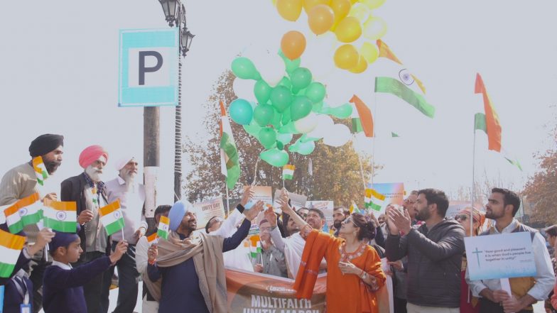 India News | Indian Minorities Federation Holds Multi-faith Prayers for India's Unity at Religious Places of Various Communities in Srinagar
