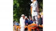 India News | Uttarakhand: CM Dhami Pays Floral Tribute to Sardar Vallabhbhai Patel on the Occasion of His 150th Birth Anniversary