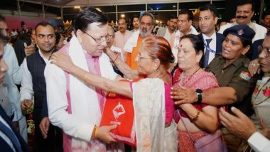 India News | Uttarakhand CM Dhami Honours Statehood Activists, Women at Devbhoomi Rajat Utsav