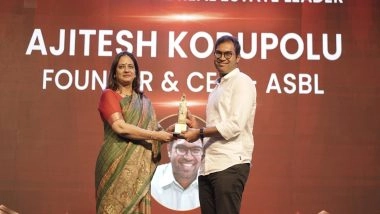 Business News | ASBL Wins the Fastest Growing Real Estate Company in India