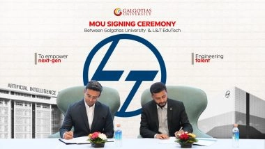 Business News | Galgotias University Partners with L&T EduTech to Strengthen Industry-Academia Collaboration in Engineering Education