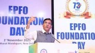 India News | Not Merely a Fund: Union Minister Mandaviya Calls for Citizen-centric, Technology-driven Social Security System on EPFO Foundation Day