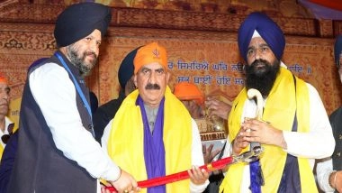 India News | Himachal CM Sukhu Pays Glowing Tribute to Guru Tegh Bahadur Ji on Occasion of 350th Martyrdom Anniversary