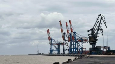 India News | Kandla Terminal Achieves Historic Throughput of 60,708 TEUs, Deendayal Port Authority Chairman Lauds Achievement