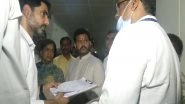 India News | Andhra Stampede: Ministers Mohan Naidu, Nara Lokesh Meet Injured at Hospital