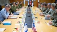 World News | US Joint Chiefs Chairman Dan Caine Visits Israel, Fiscusses Gaza Situation with IDF Chief