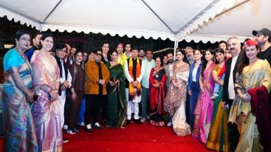 India News | Uttarakhand CM Pushkar Singh Dhami Felicitates Prominent Artists at Igas Bagwal Festival Celebrations