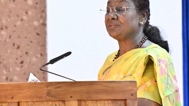 India News | President Murmu Inaugurates Foot Overbridge on Rajpur Road During Her Visit to Uttarakhand