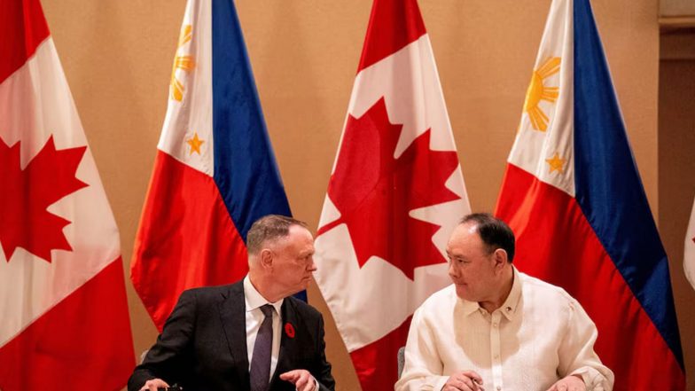 World News | Philippines, Canada to Sign Key Defense Pact Amid South China Sea Tensions