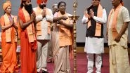 India News | President Droupadi Murmu Graces Convocation Ceremony of University of Patanjali in Haridwar