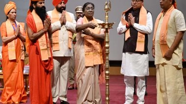 India News | President Droupadi Murmu Graces Convocation Ceremony of University of Patanjali in Haridwar