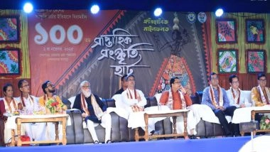 India News | Tripura CM Manik Saha Announces Rs 50.25 Lakh Grant for Sanskriti Haat Infrastructure