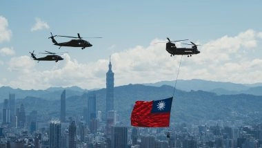World News | Taiwan Reports Chinese Military Activity with 5 PLAN Vessels, 6 PLA Aircraft Sorties Near Its Territory