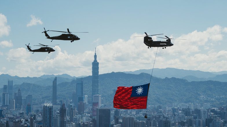 World News | Taiwan Reports Chinese Military Activity with 5 PLAN Vessels, 6 PLA Aircraft Sorties Near Its Territory