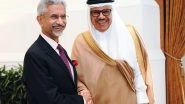 World News | Bahrain Echoes India's Advocacy for Peace, Dialogue in Middle East; Urges Gaza Ceasefire Compliance
