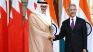 World News | EAM Jaishankar Co-chairs 5th High Joint Commission Meeting, Reviews Bilateral Ties with Bahrain FM
