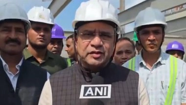 India News | Railway Minister Vaishnaw Inspects Redevelopment Work at Ahmedabad Station