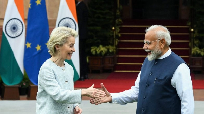 World News | European Union Negotiators Arrive in India for Trade Talks