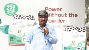 Business News | Akshayakalpa Organic Launches High Protein Milk, Strengthening Its Functional Dairy Portfolio as It Targets to Cross INR 550 Crore in Annual Revenue