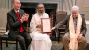 India News | Gurudev Sri Sri Ravi Shankar Honoured with 2025 World Leader for Peace and Security Award by Boston Global Forum