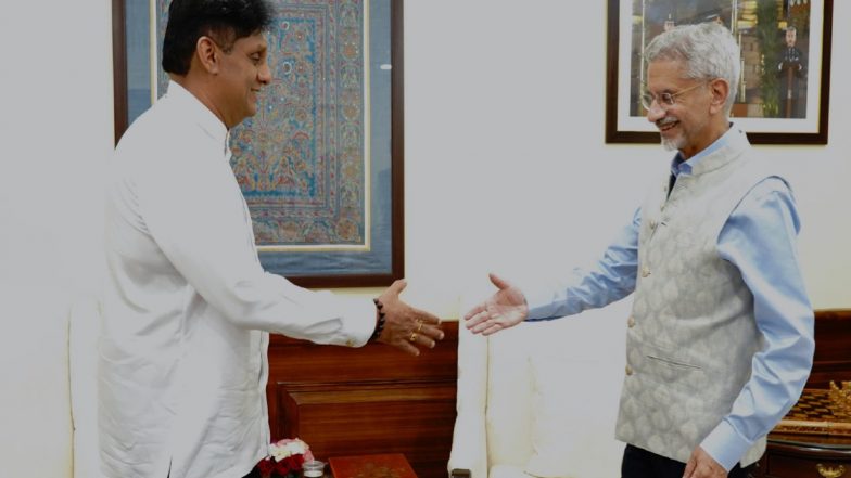 World News | Jaishankar Meets Sri Lankan Opposition Leader Sajith Premadasa, Discusses Ties and Regional Cooperation
