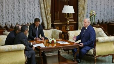 World News | Indian Envoy Meets Belarus President, Pushes Stronger Trade and Cooperation Ties