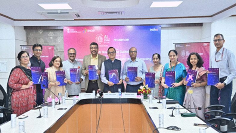 Business News | MeitY Unveils India AI Governance Guidelines to Ensure Safe, Inclusive and Responsible AI Adoption