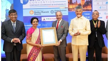 Business News | Heritage Foods Wins Golden Peacock Award; Vice Chairperson N. Bhuvaneswari Honoured as Distinguished Fellow