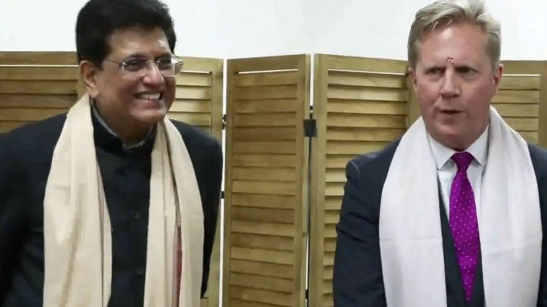 Business News | India, New Zealand Hold Talks for Fair and Balanced FTA;  Piyush Goyal Says Trade Deal Will Unlock New Opportunities