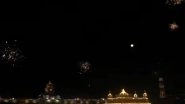 India News | Punjab: Fireworks Light Up Amritsar's Golden Temple as Devotees Celebrate Guru Nanak Jayanti